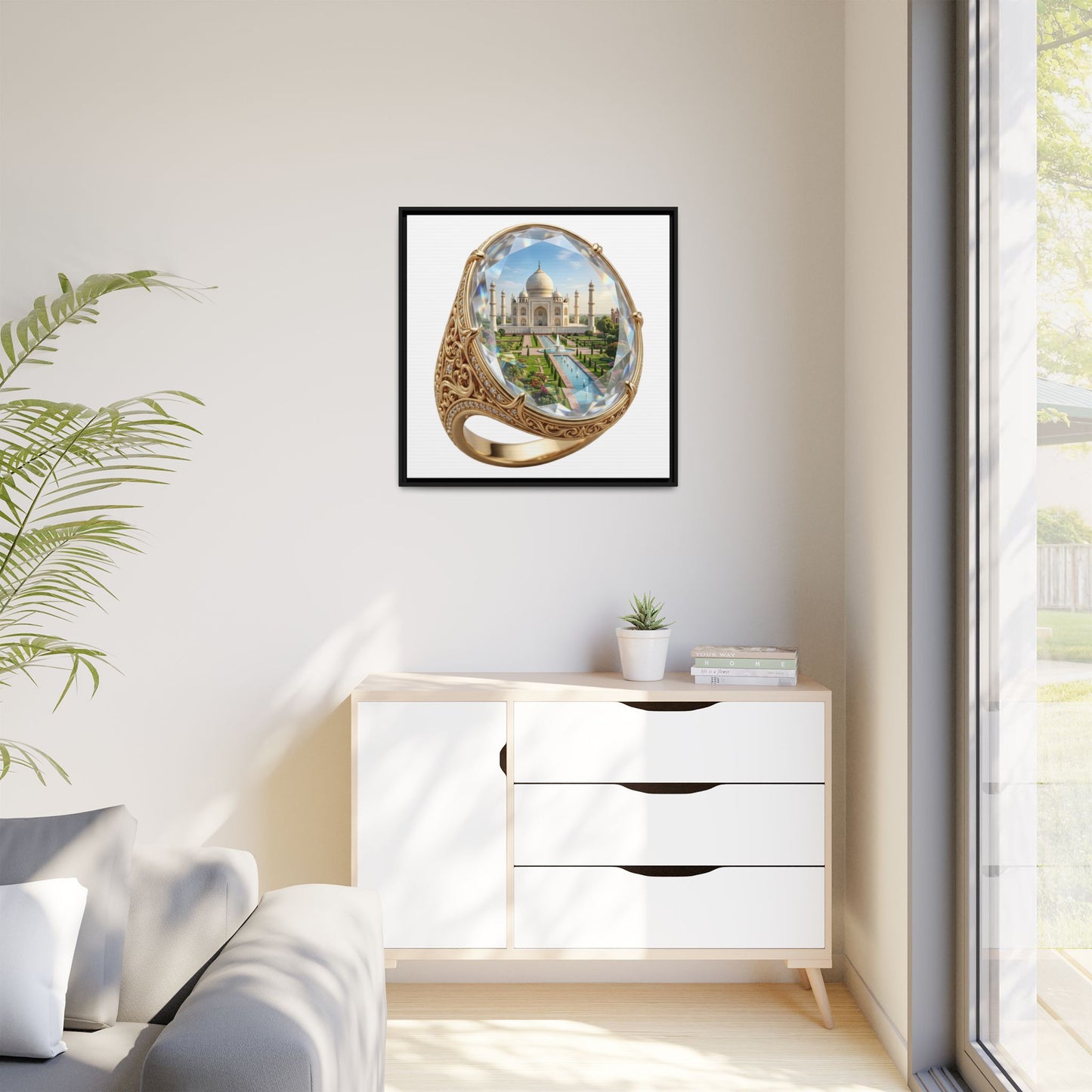 Taj Mahal Signet Canvas