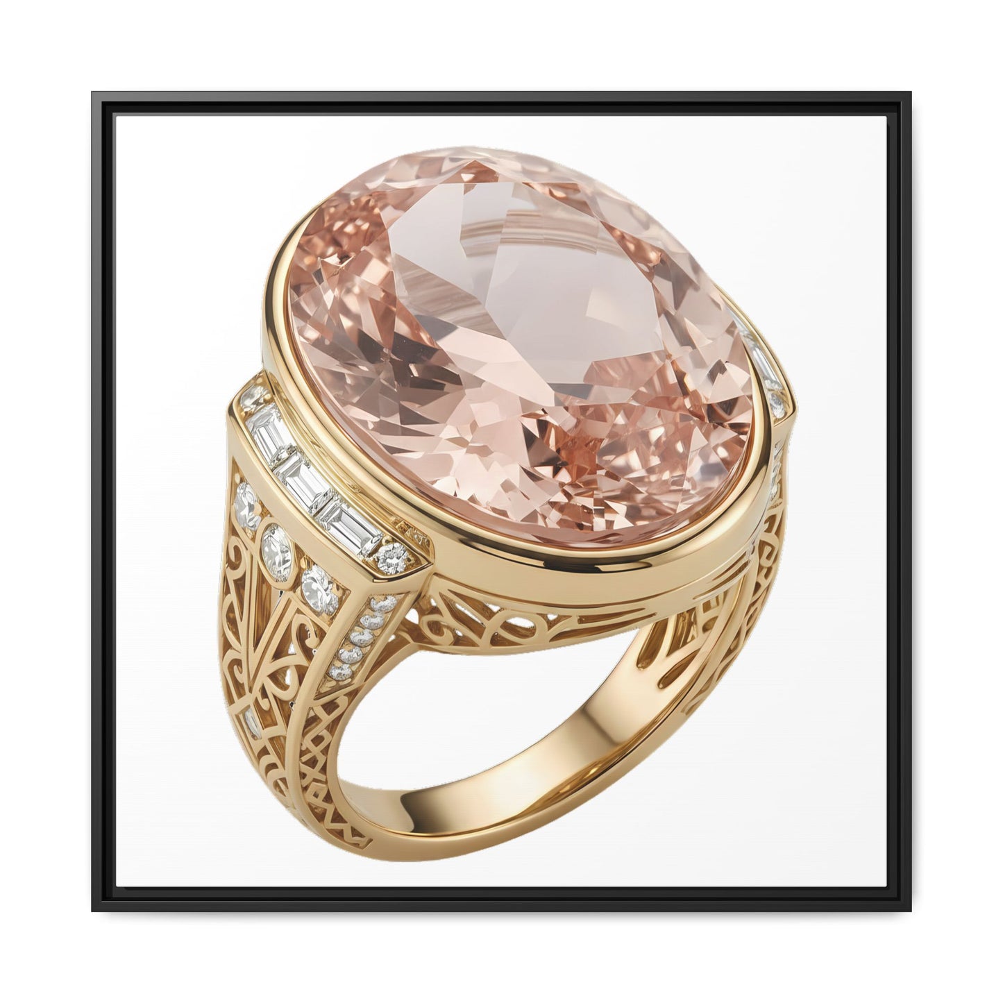 Estate Morganite Canvas Print