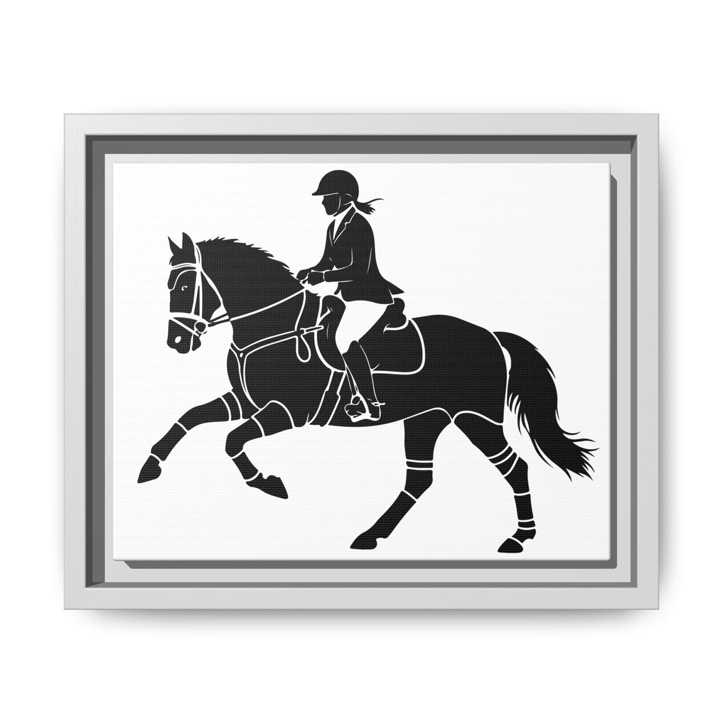 Equestrian Silhouette Canvas