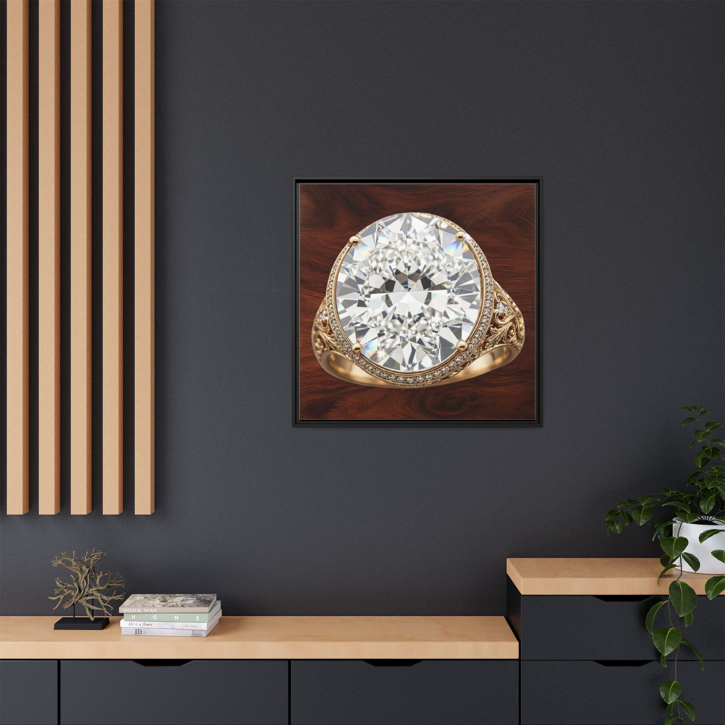 Facetborne Diamond Canvas
