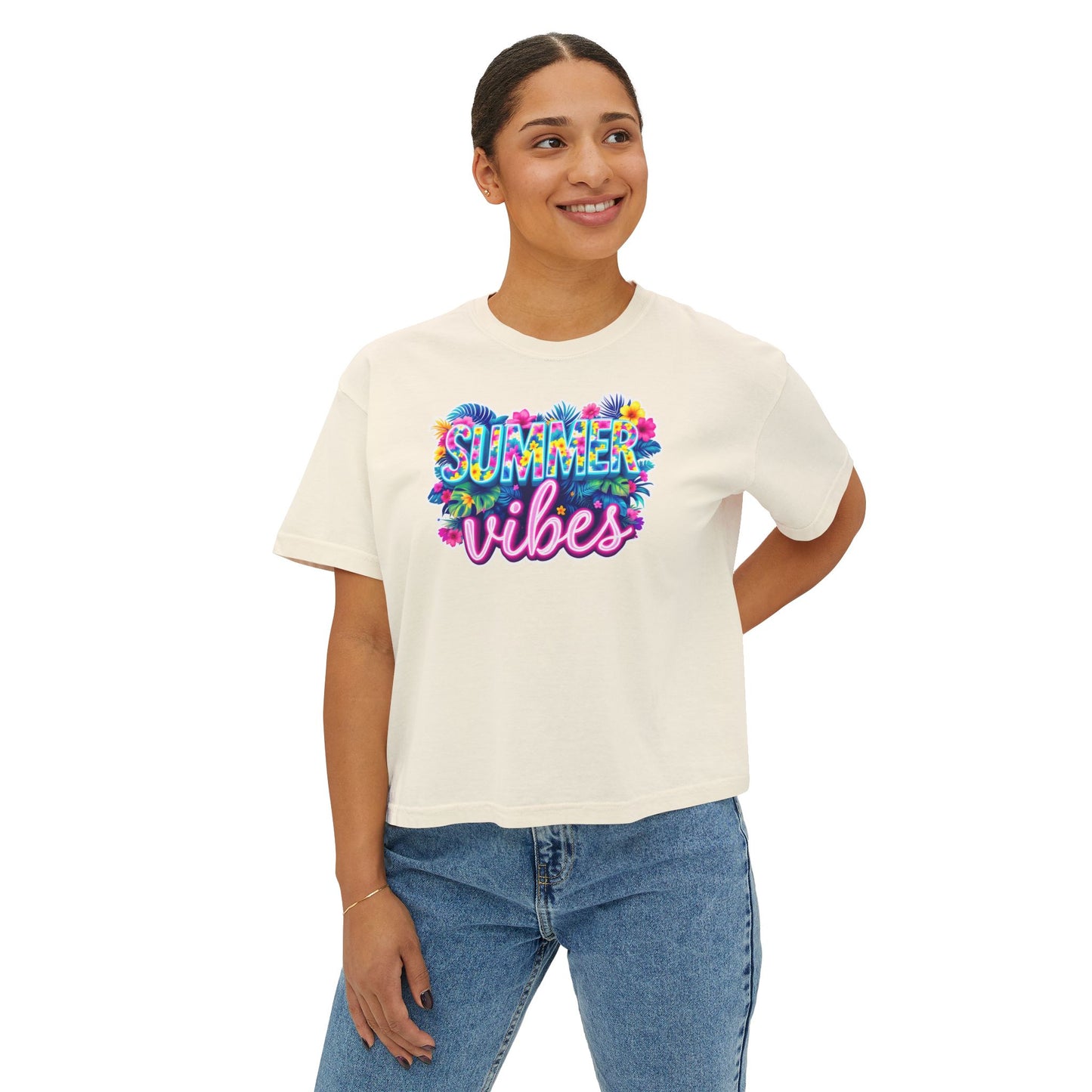 Summer Vibes Boxy Tee