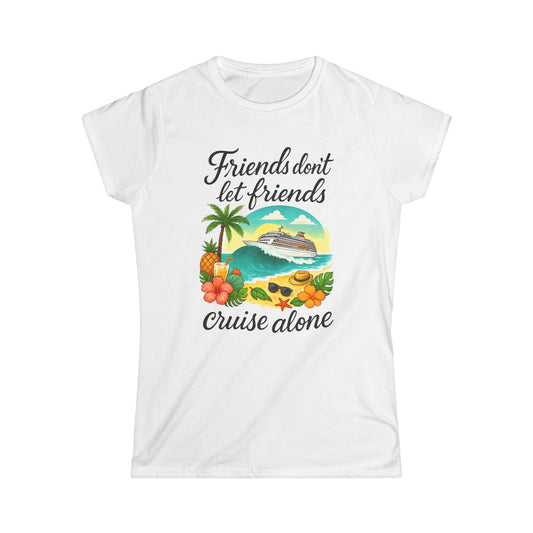 Friends Cruise Alone Graphic Tee