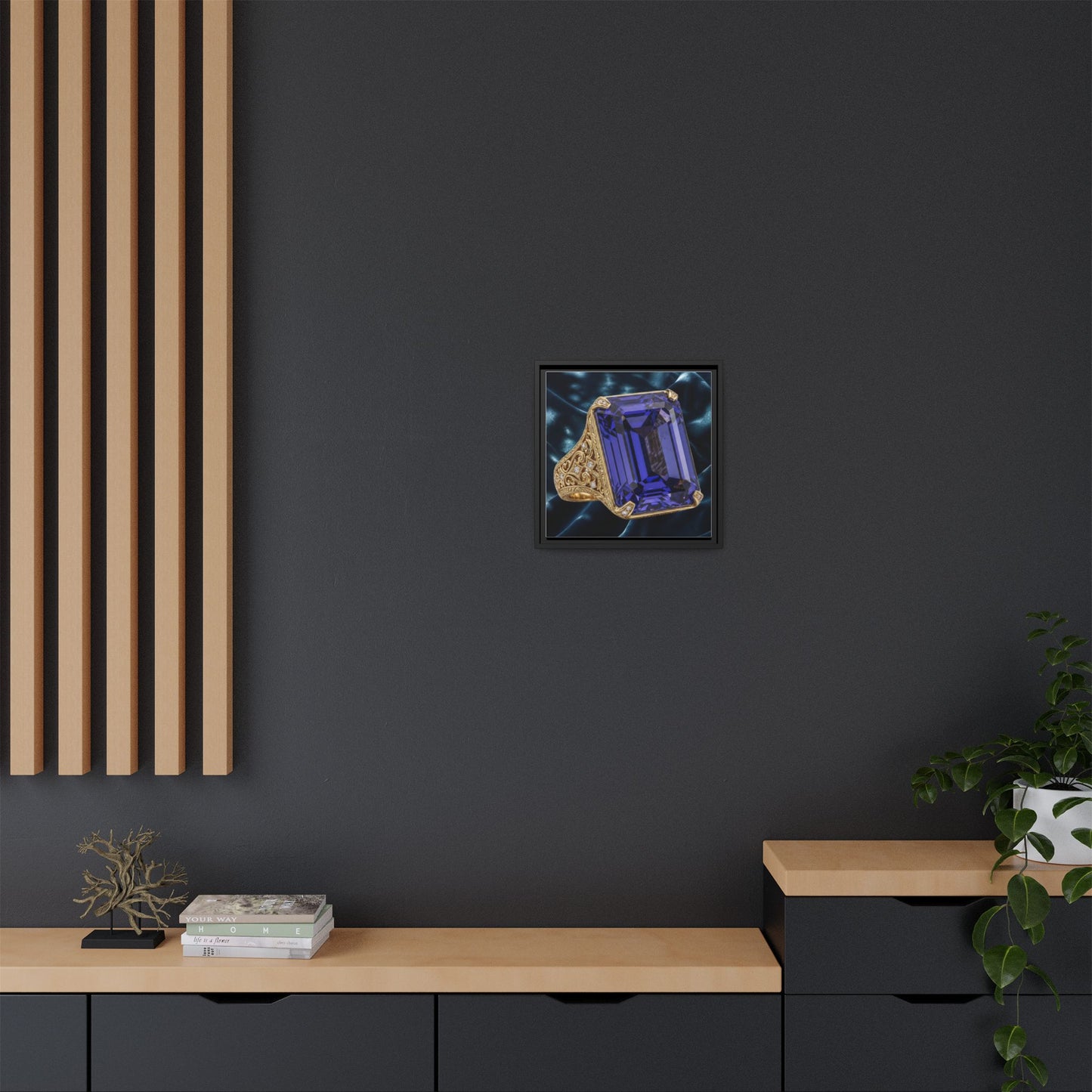Tanzanite Citadel Canvas