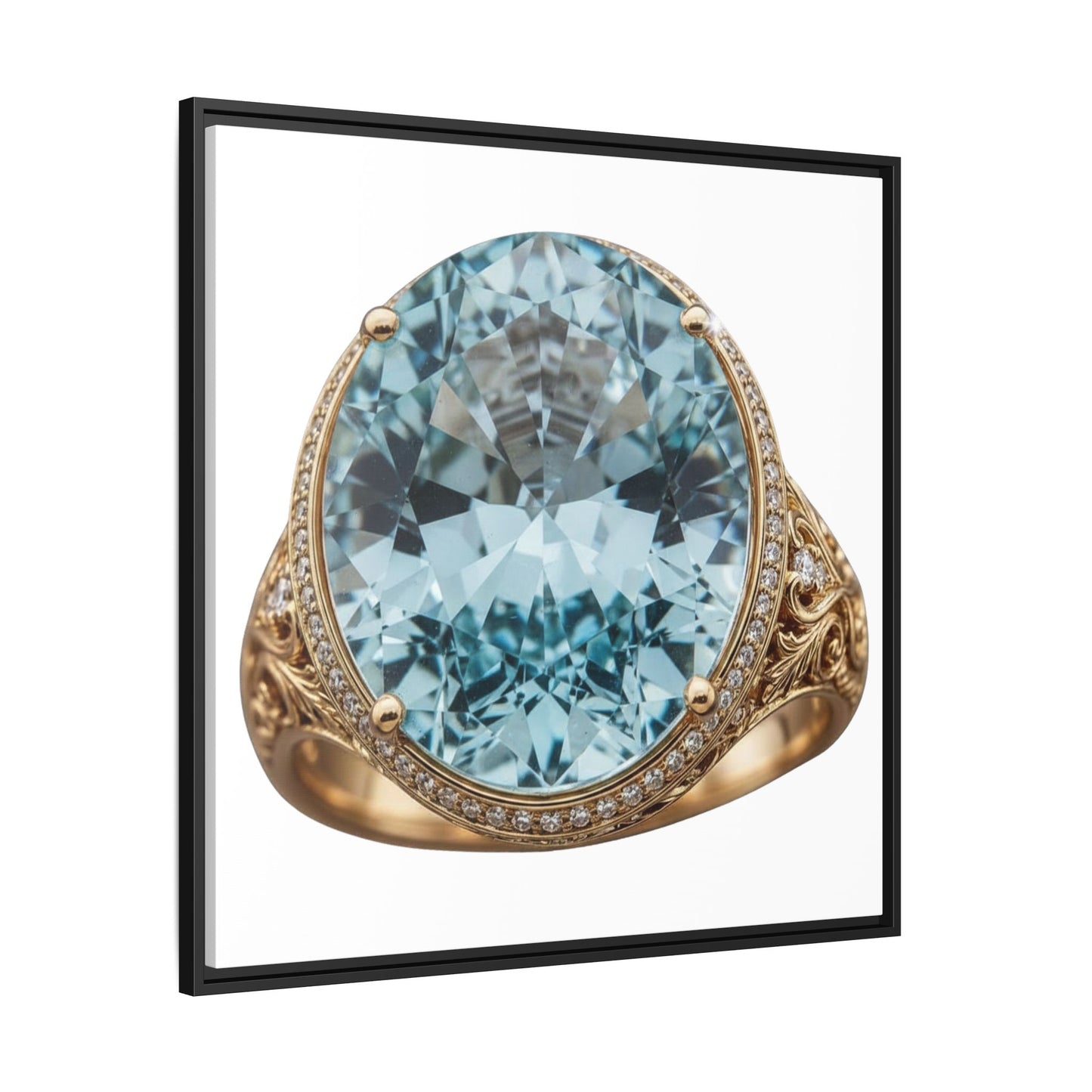 Aquamarine Heirloom Canvas Print