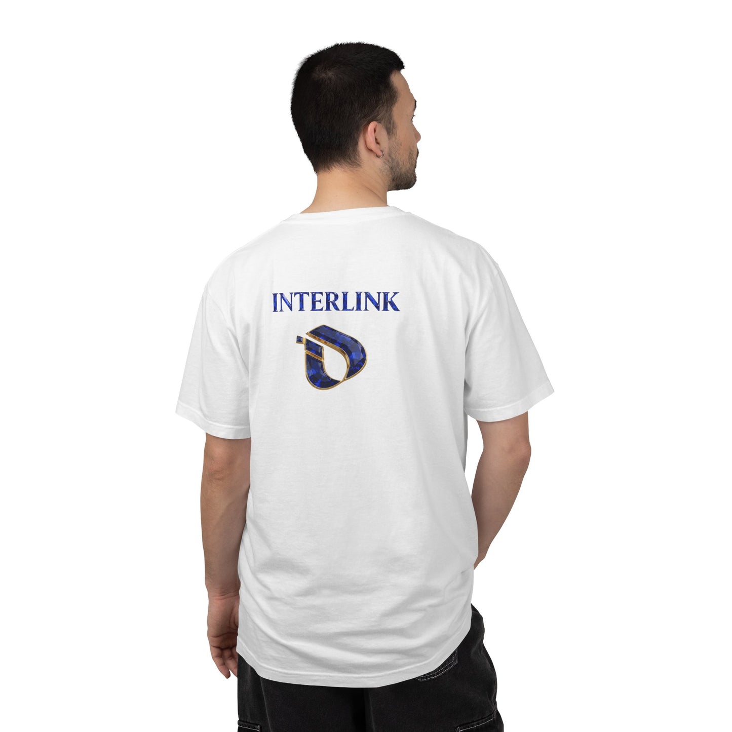 Interlink Sapphire Back Logo Men’s Tee