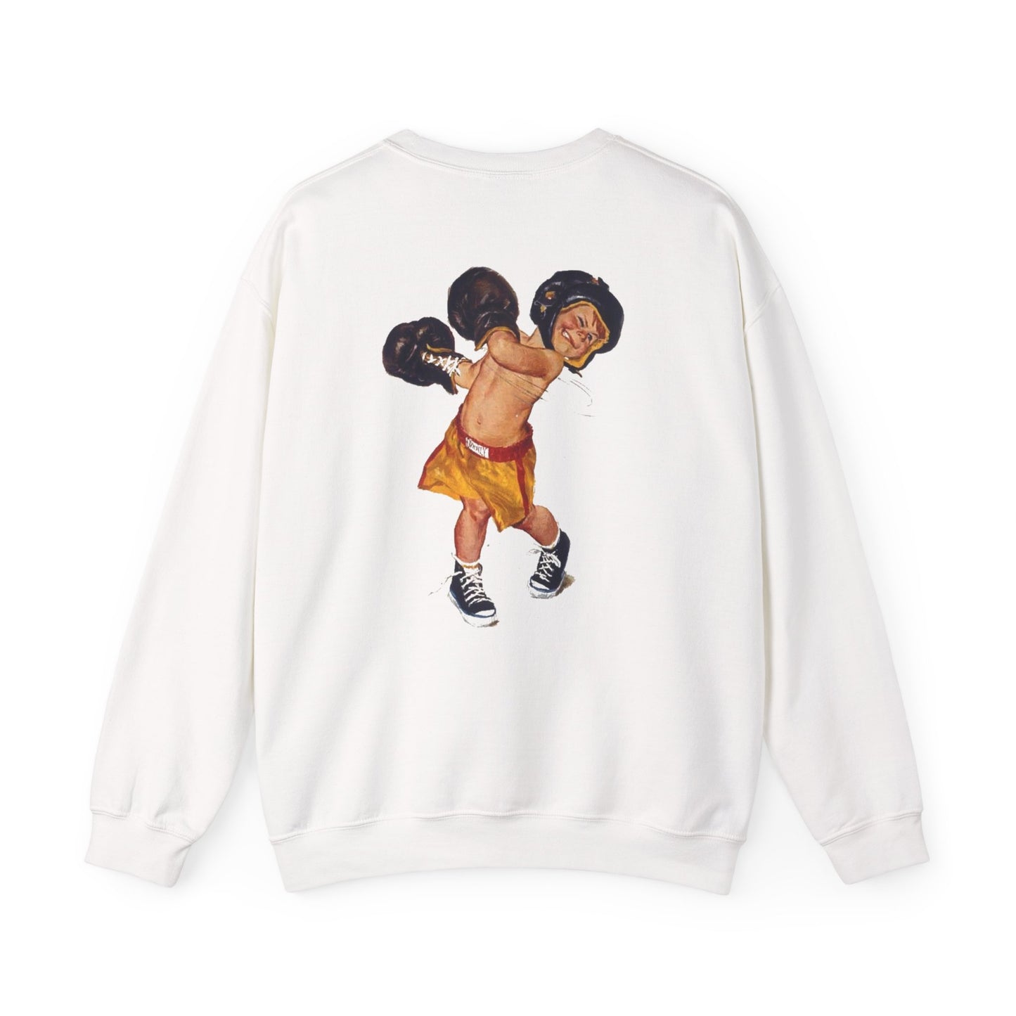 Boxing Kid Crewneck Sweatshirt
