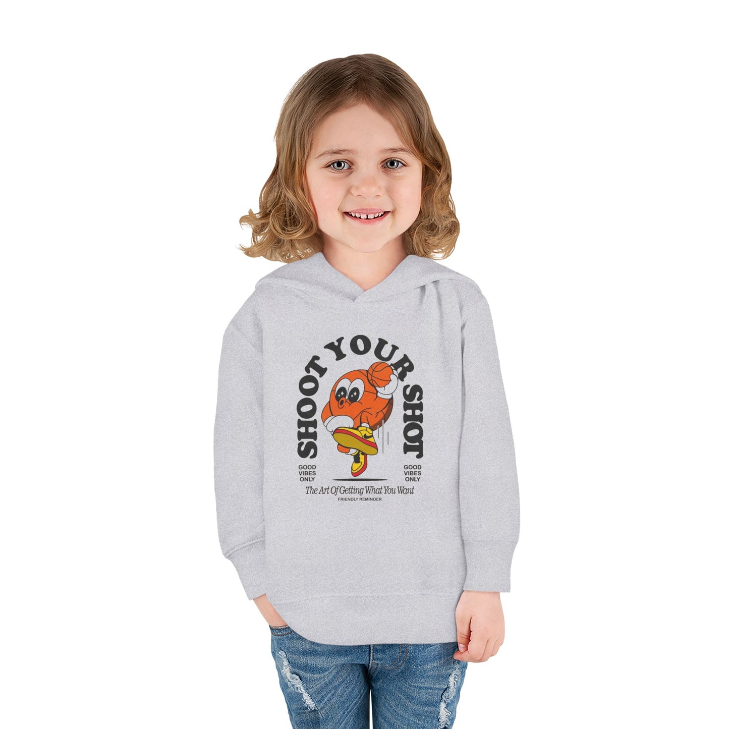 Shoot Your Shot Basketball Toddler Hoodie