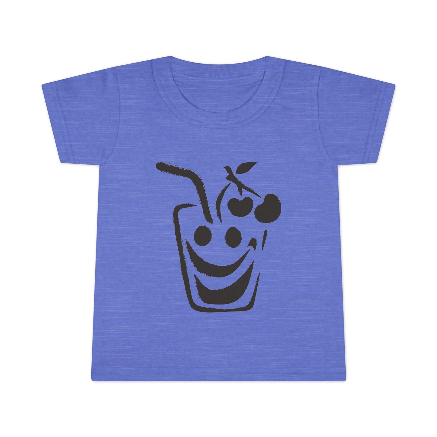 Toddler Smiling Juice Cup Graphic T-Shirt
