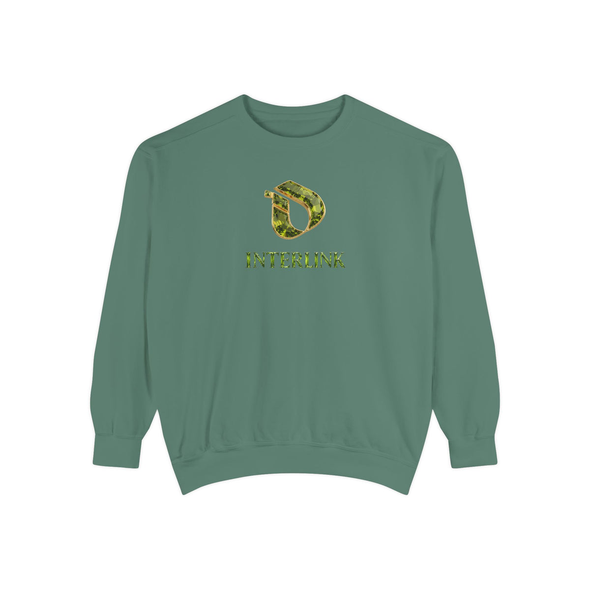 Peridot Meadowlight Interlink Women’s Crewneck Sweatshirt