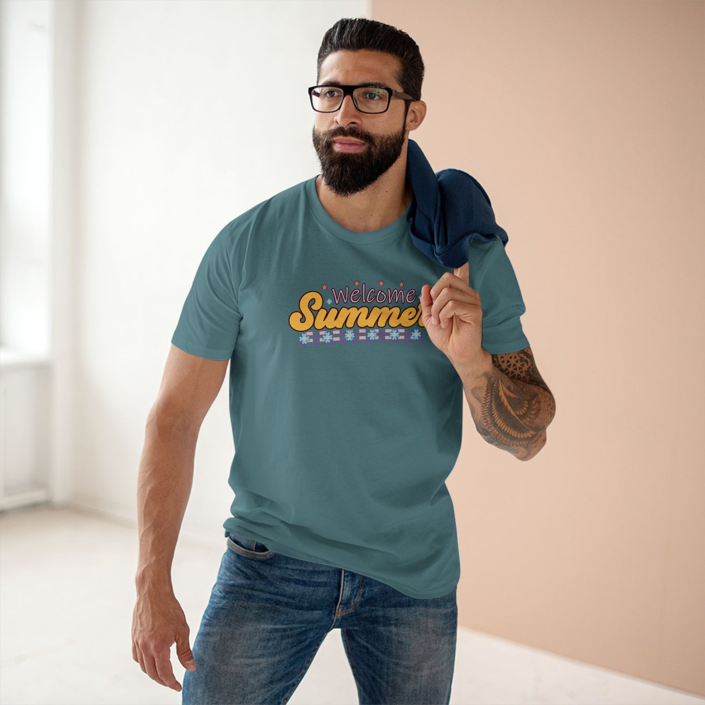 Welcome Summer Pastel Graphic Tee
