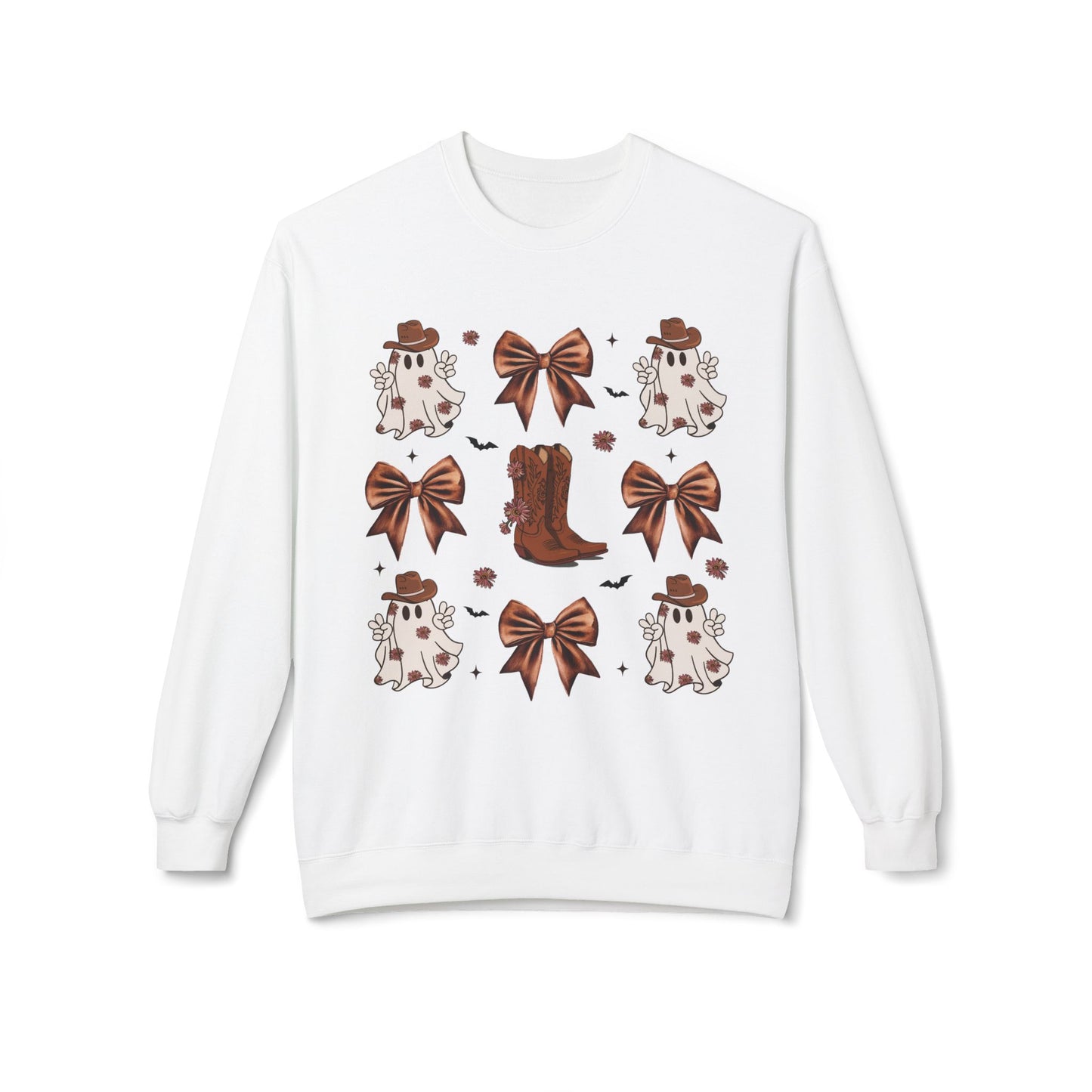 Autumn Floral Graphic Women's Crewneck Sweatshirt