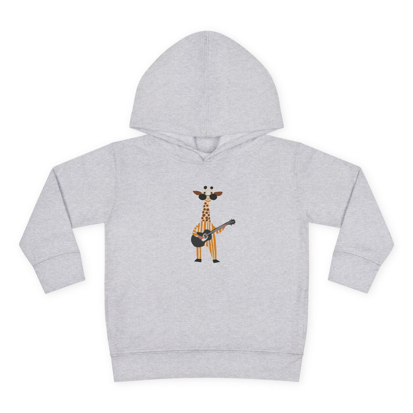 Guitar-Playing Giraffe Toddler Hoodie