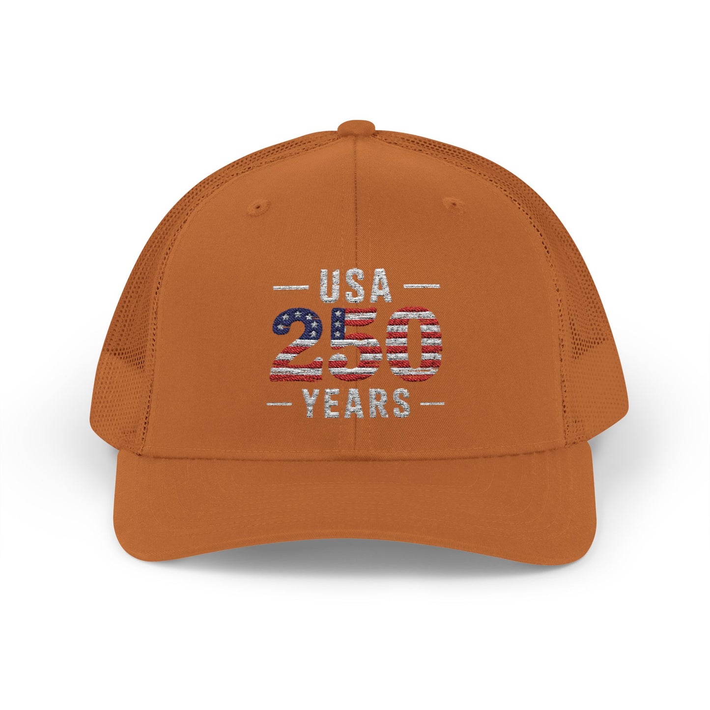 USA 250 Years Patriotic Trucker Cap