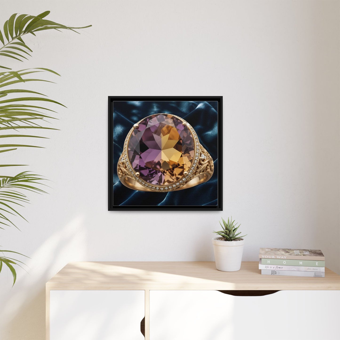 Radiant Ametrine Heirloom Ring Canvas