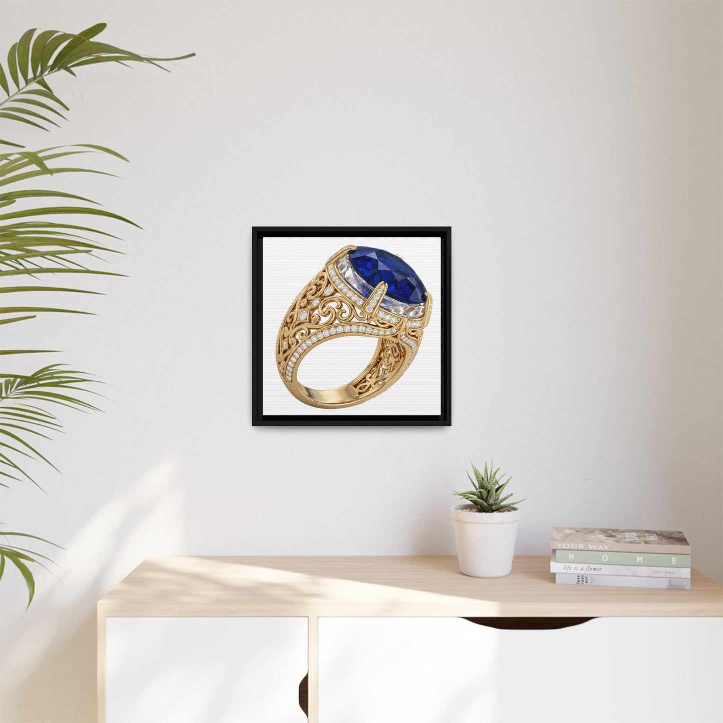 Sapphire Heirloom Canvas Print