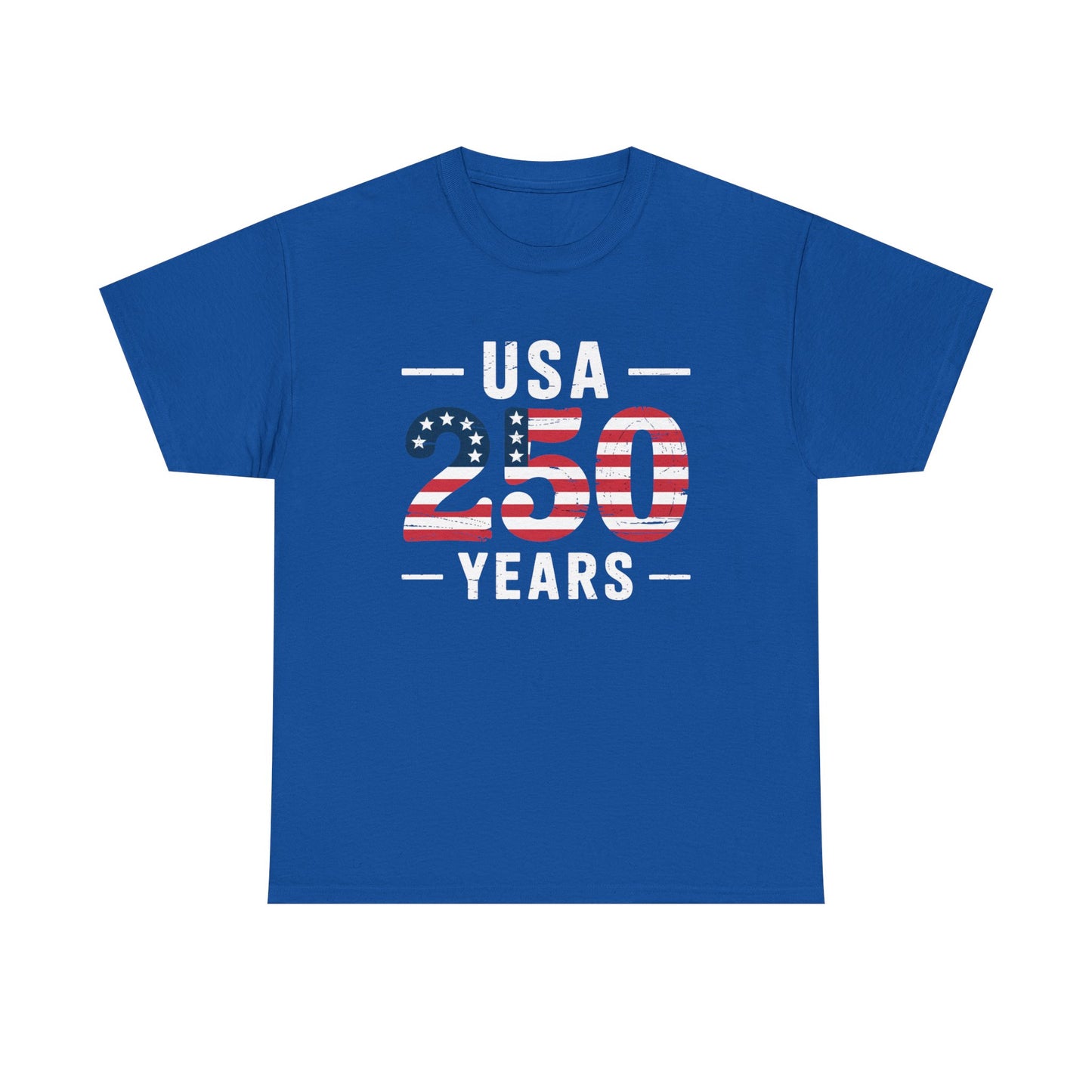 USA 250 Years Patriotic Flag Graphic T-Shirt