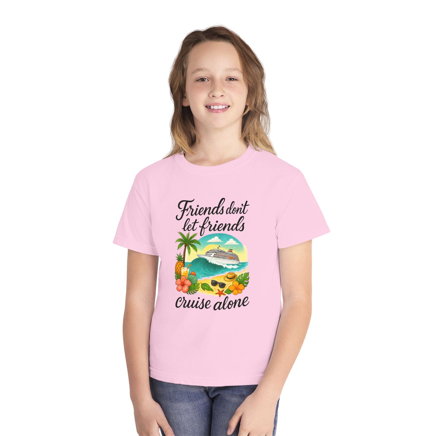 Youth Cruise Vacation Graphic Tee