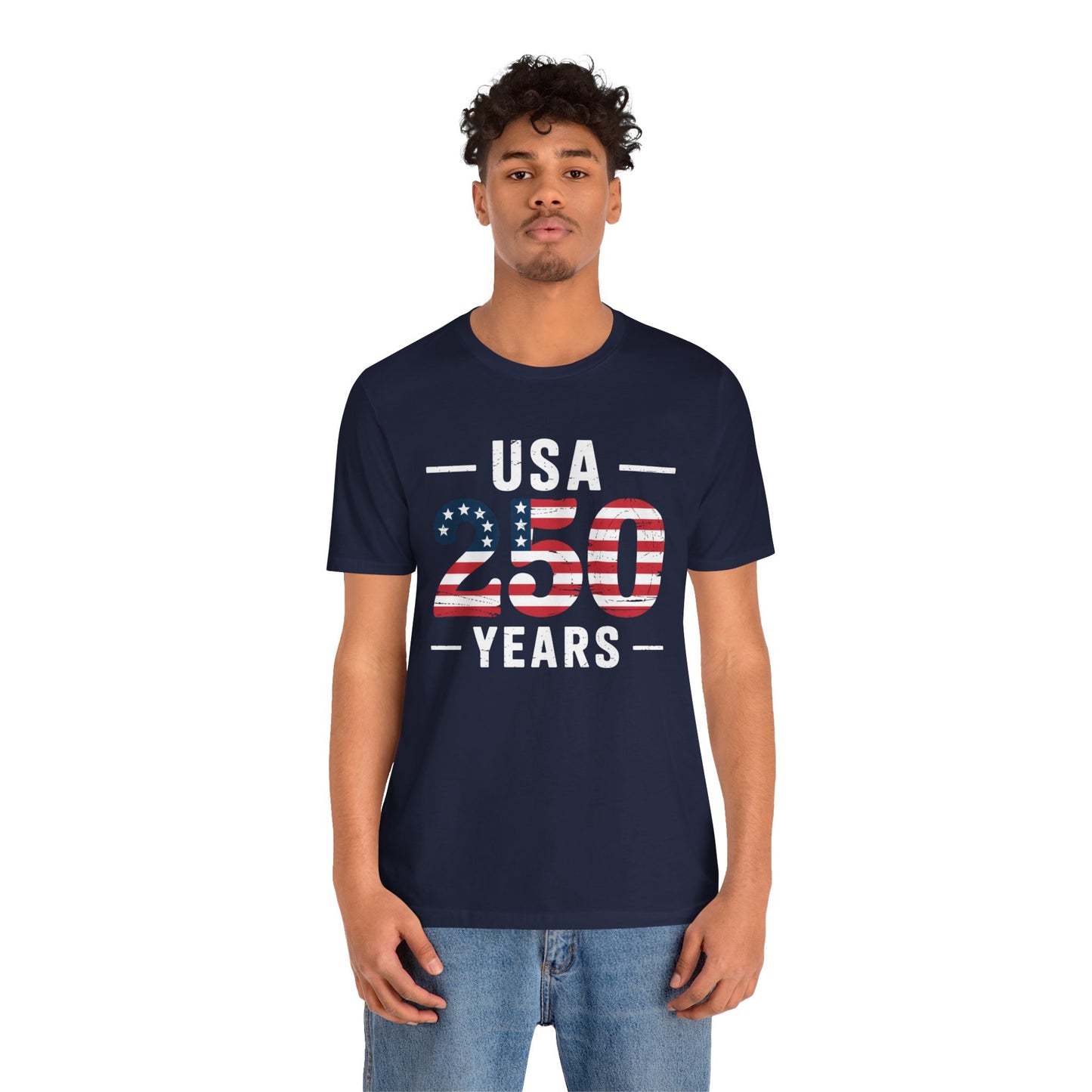 USA 250 Years Patriotic Flag T-Shirt