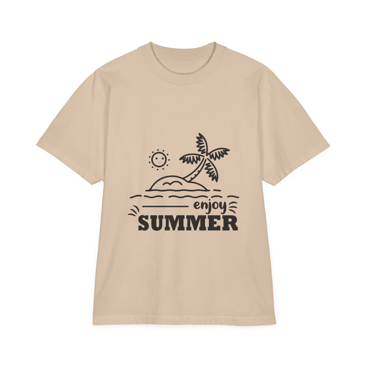 Vintage Summer Drop-Shoulder T-Shirt