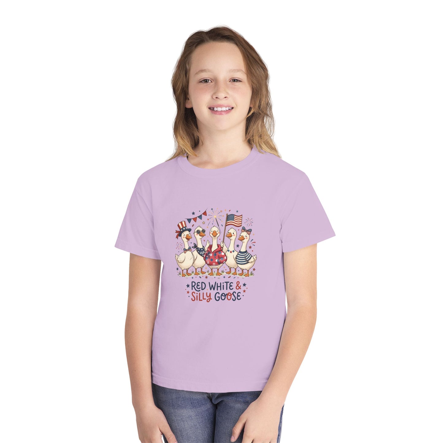 Red White & Silly Goose Youth T-Shirt