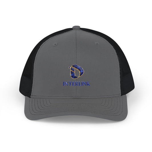 Sapphire Crest Interlink Mesh-Back Snapback Cap