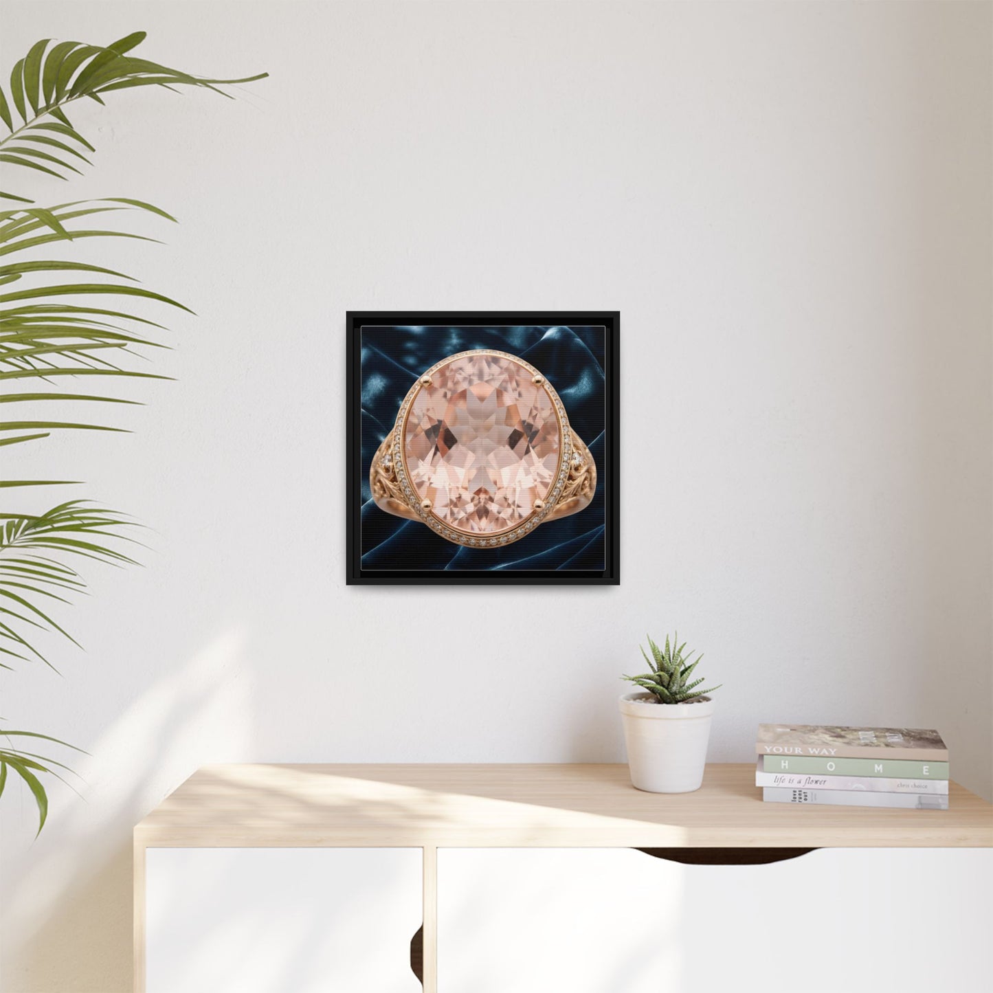 Morganite Velvet Glow Canvas