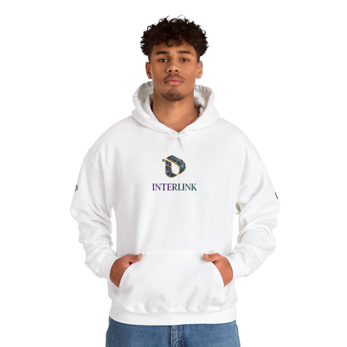 Men’s Hoodie with Alexandrite Interlink Emblem