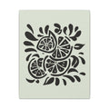 Monochrome Citrus Slice Canvas Print