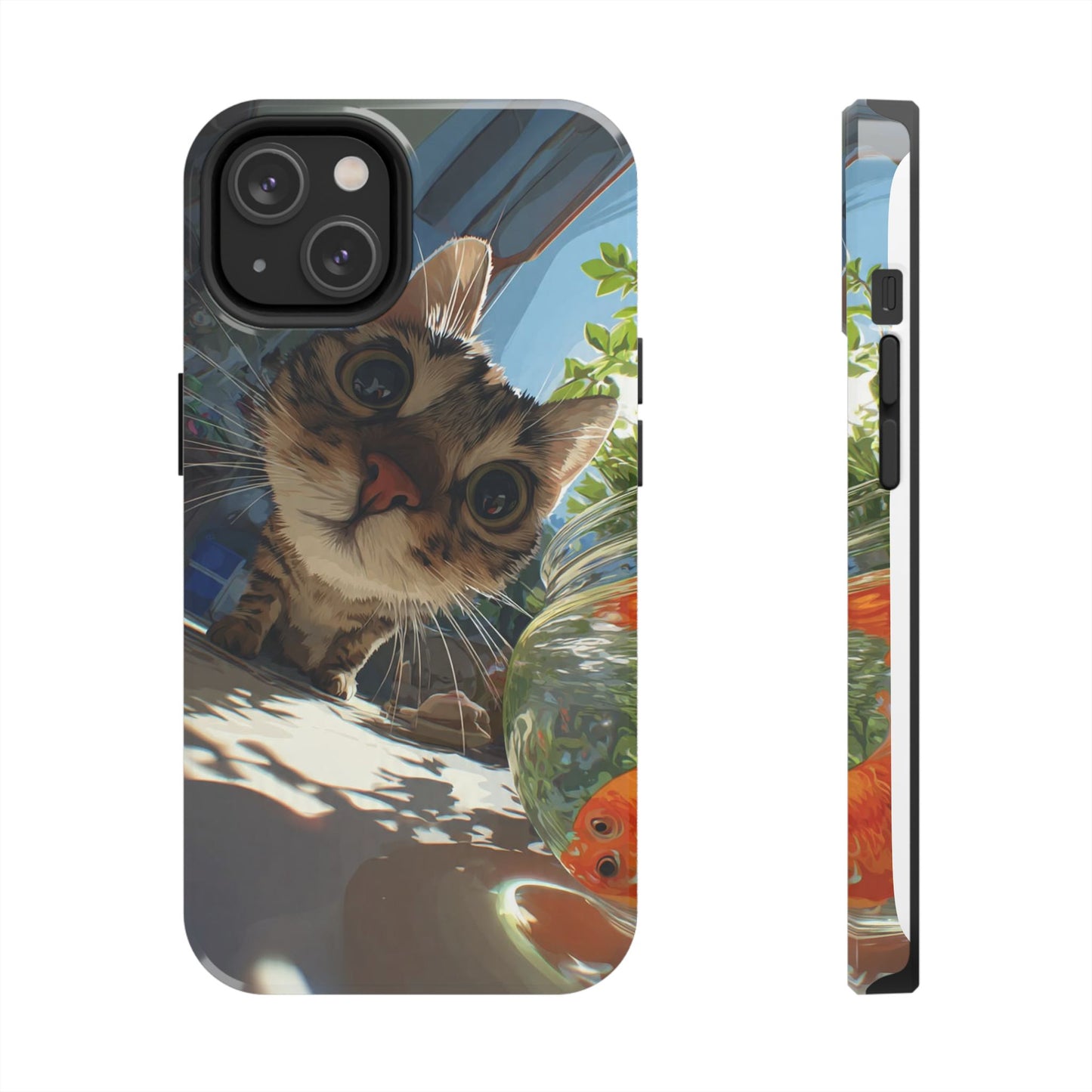 Pondside Cat Apple Phone Case