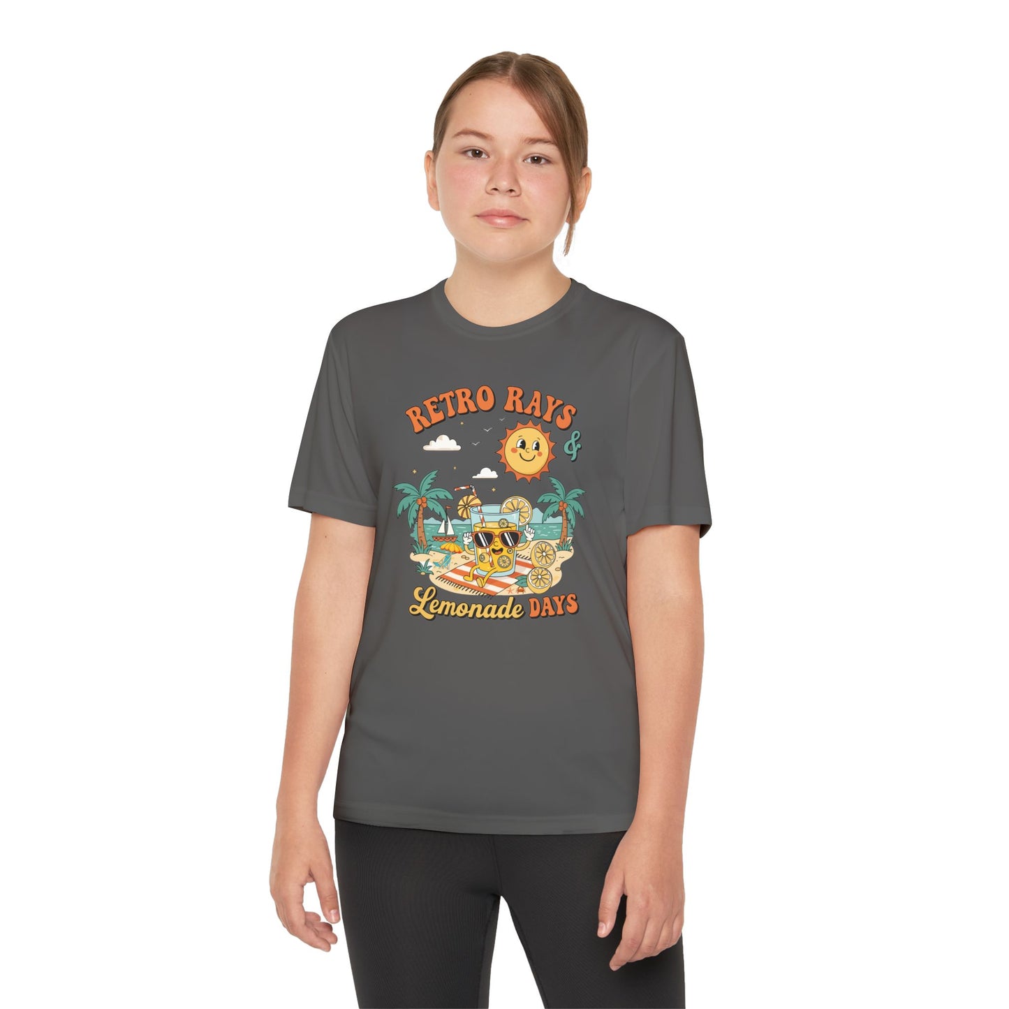 Retro Rays Lemonade Days Youth Tee