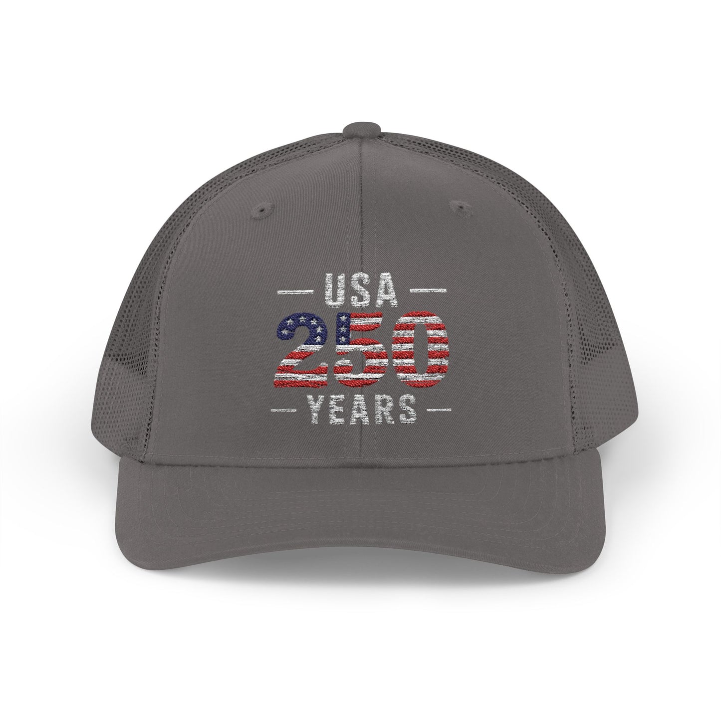 USA 250 Years Patriotic Trucker Cap