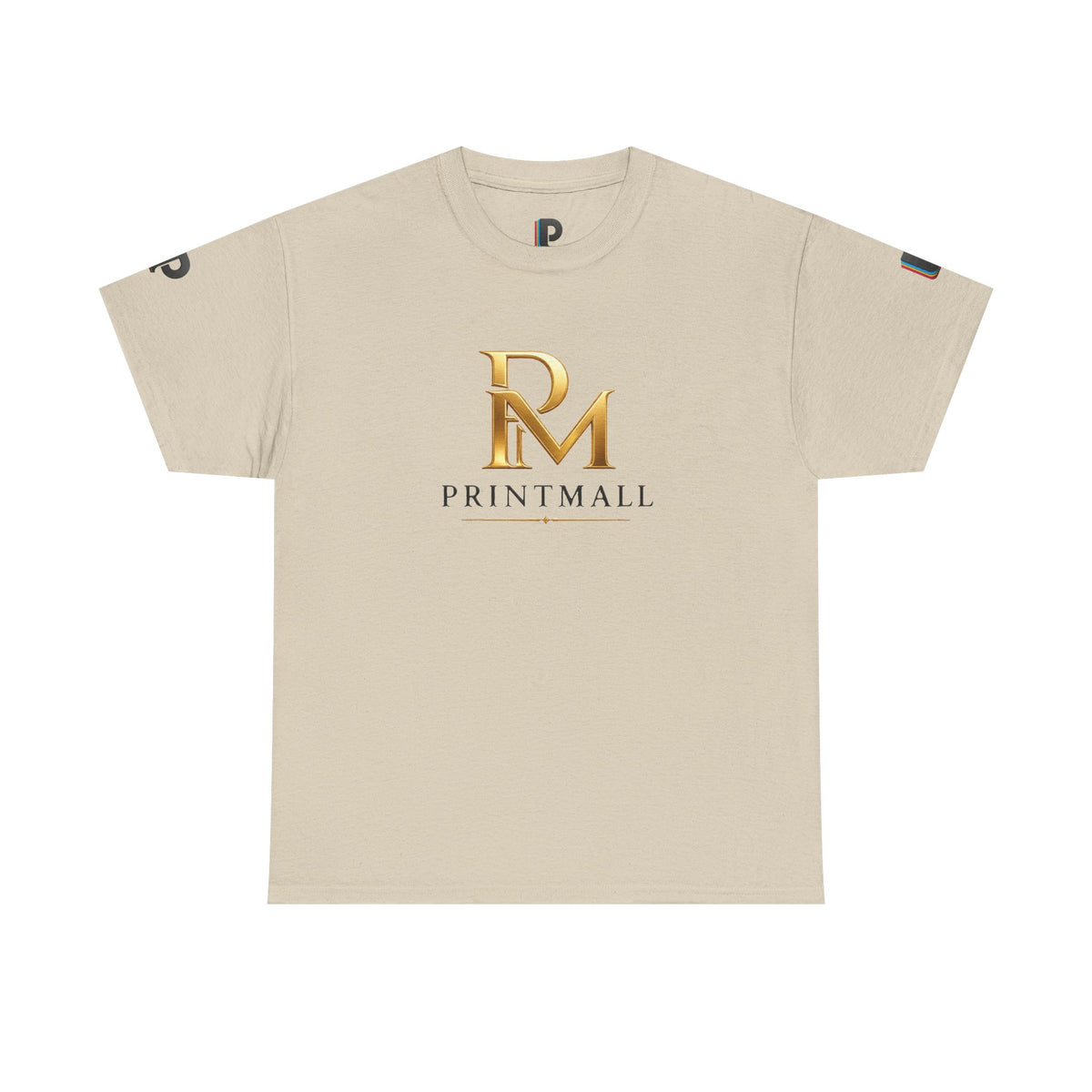 Overlaid PM Lettering PrintMall Cotton Tee
