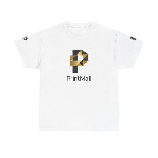 Geometric Folded P PrintMall Men’s Cotton Tee