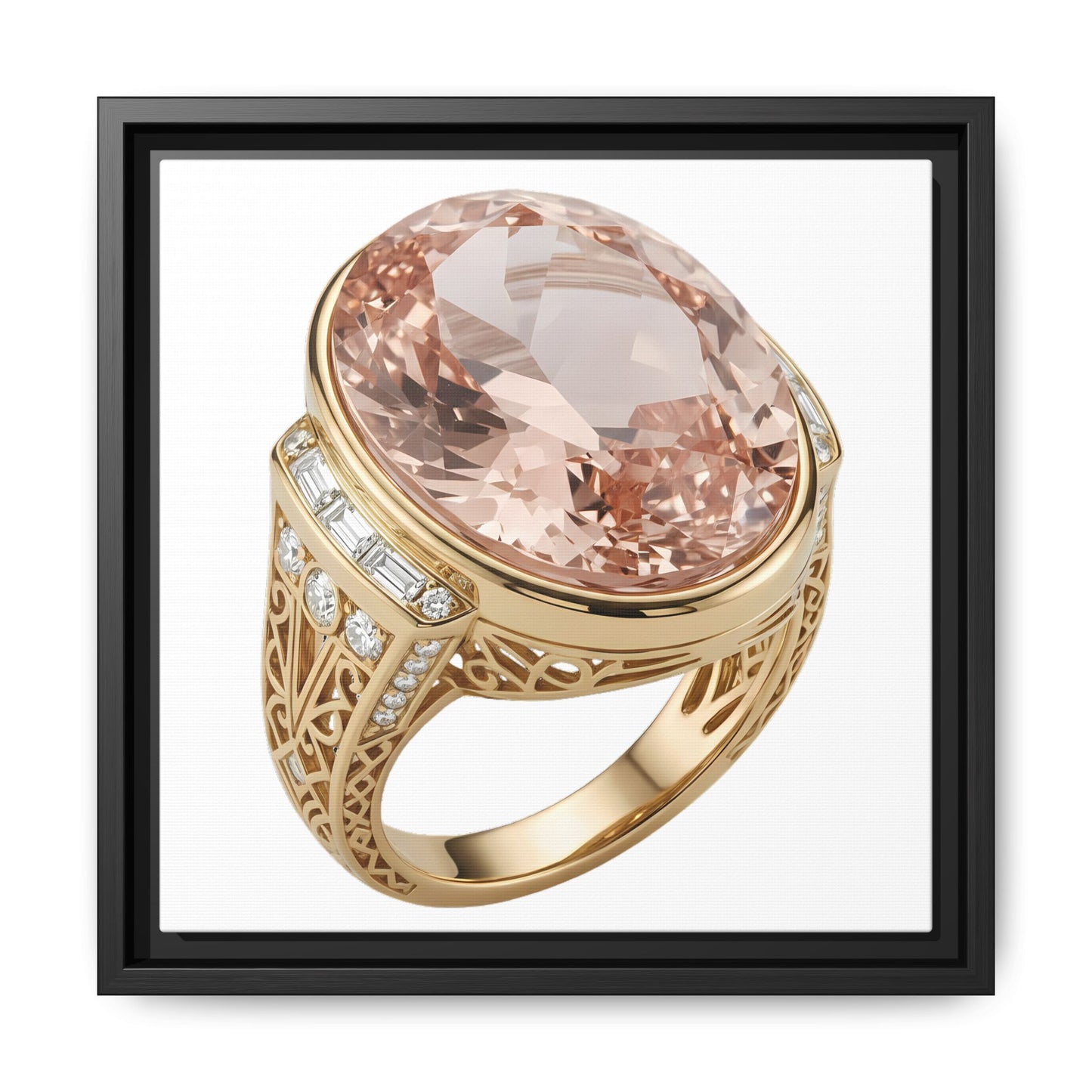 Estate Morganite Canvas Print