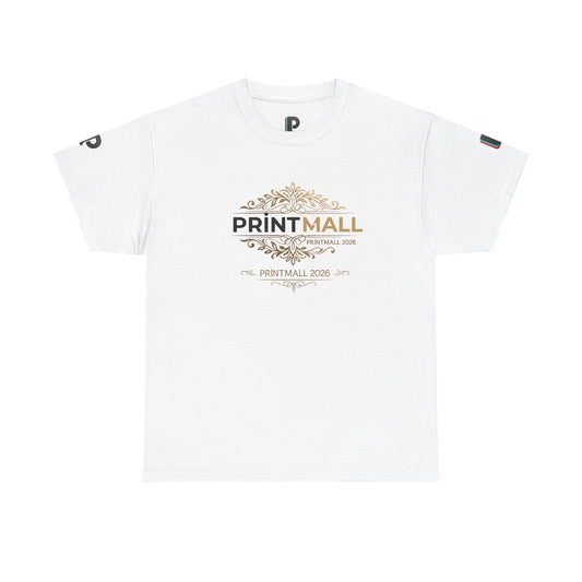 PrintMall Flourished Yearmark Cotton Tee