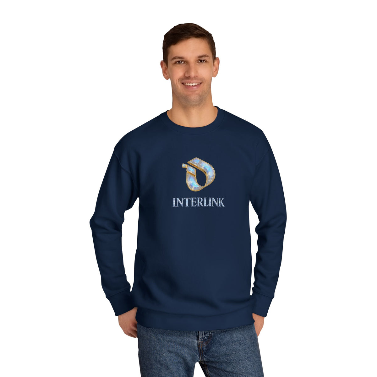 Moonstone Prismglow Interlink Crewneck
