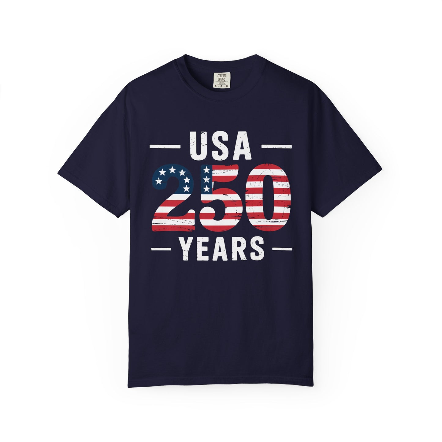 250 American Flag Graphic T-Shirt