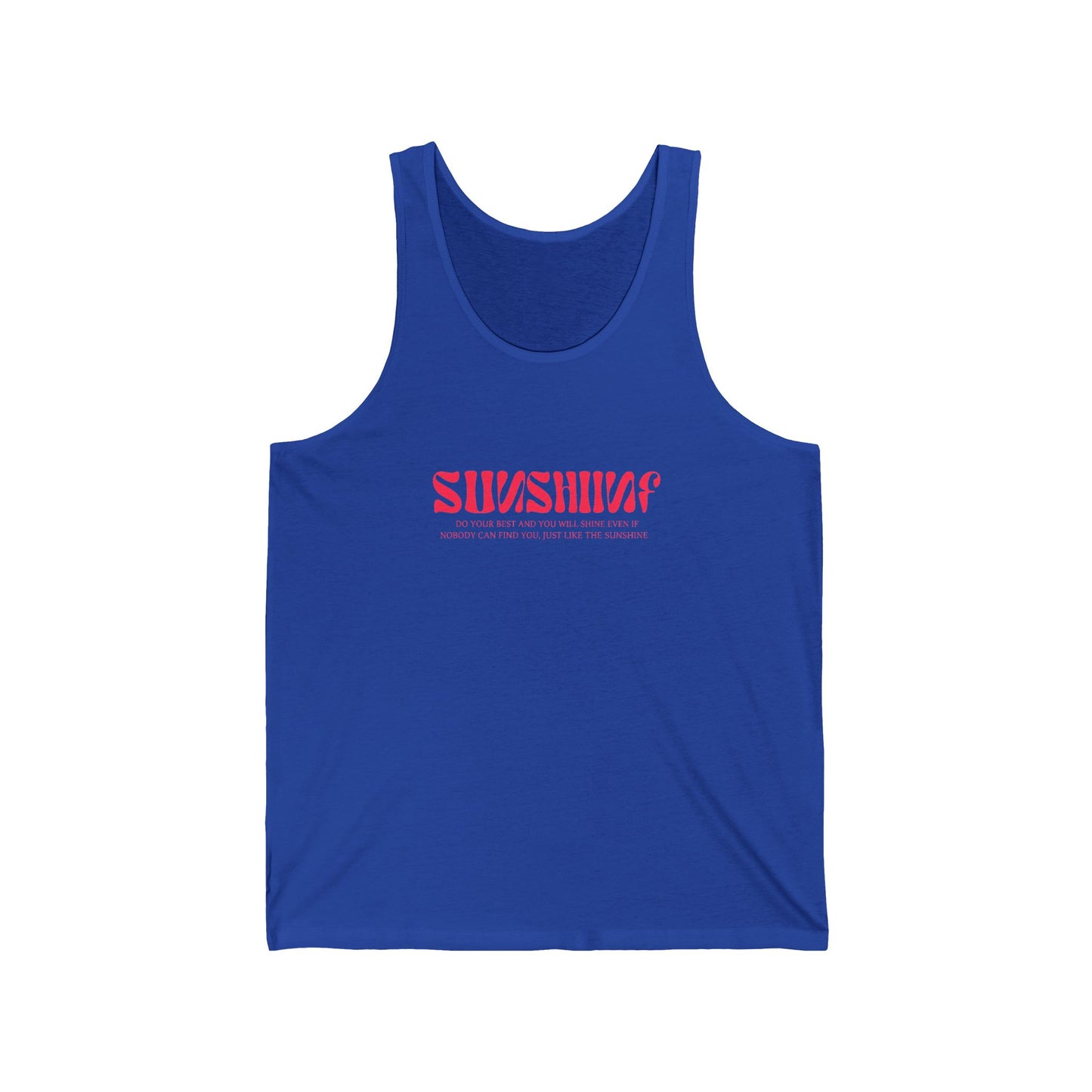 Minimal Typography Tank Top
