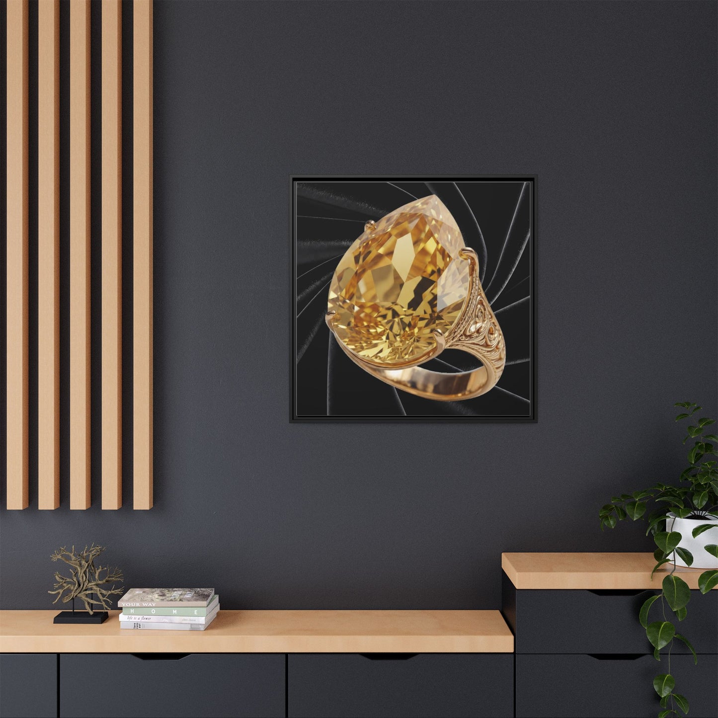 Citrine Nocturne Canvas