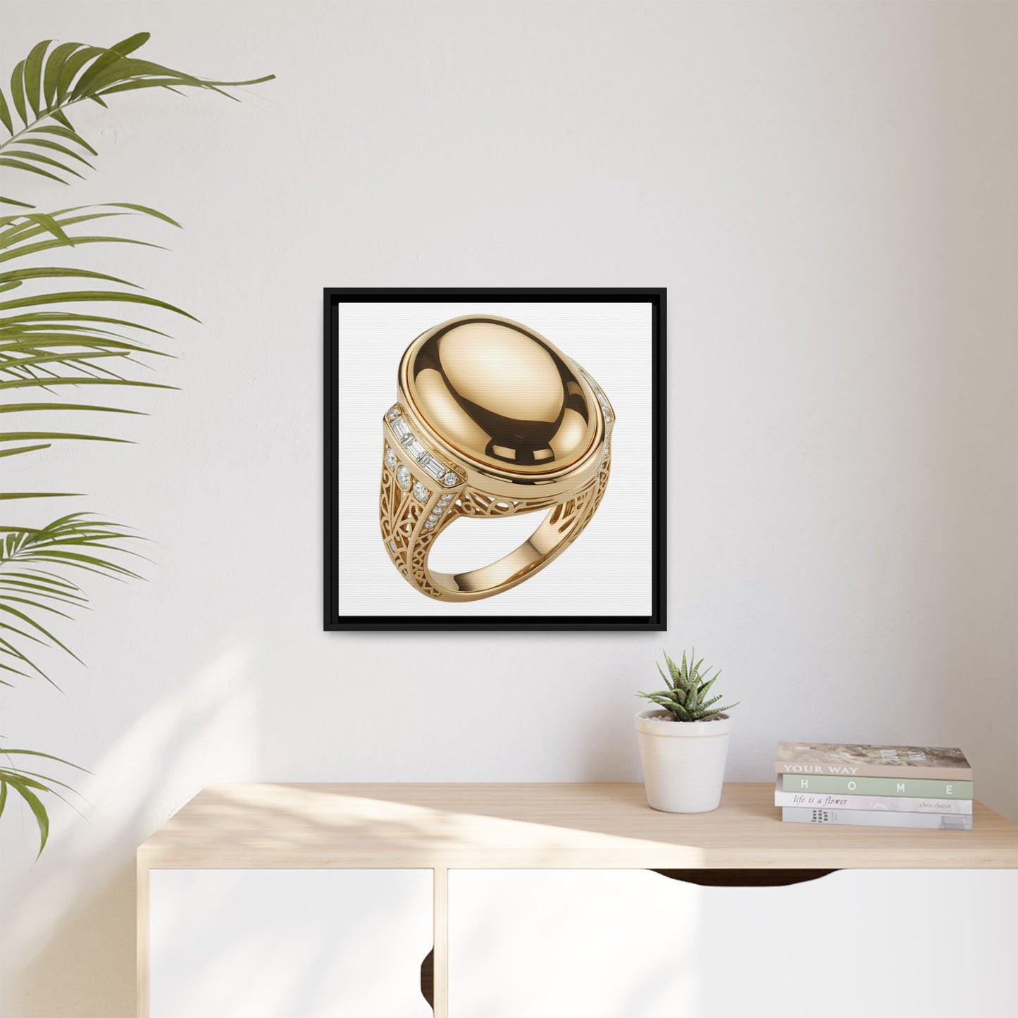 Golden Signet Canvas Print