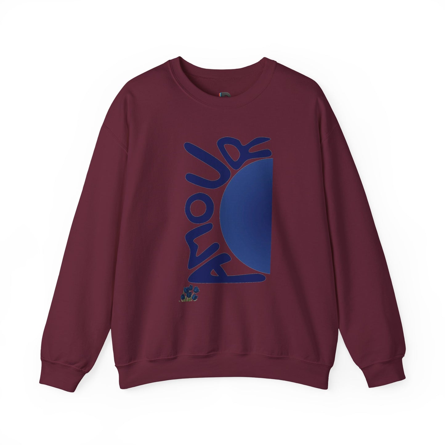 Amour Half-Moon Crewneck Sweatshirt