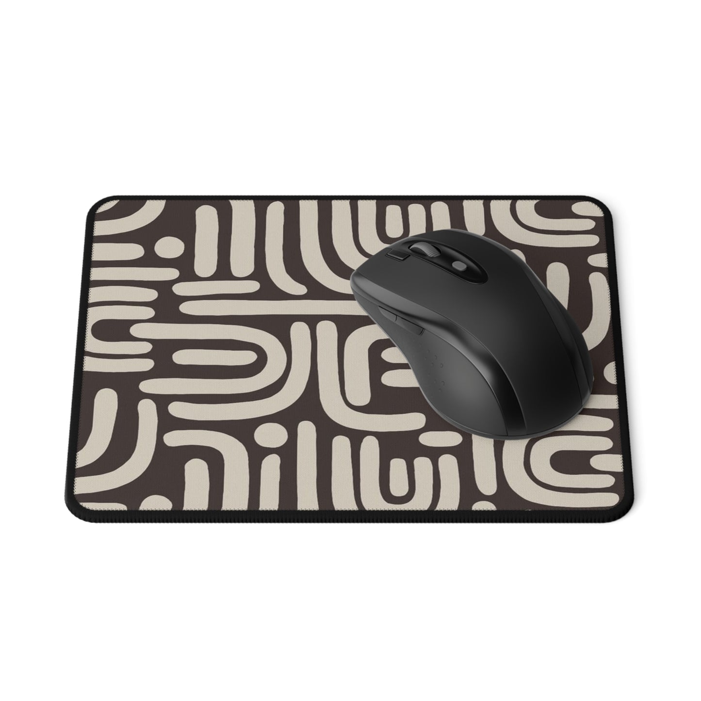 Abstract Maze Pattern Mouse Pad