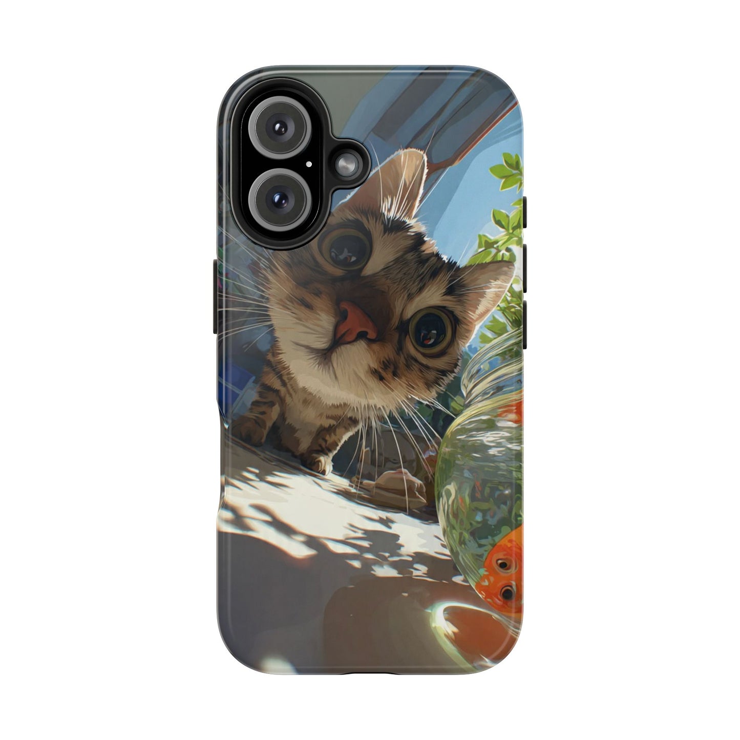 Pondside Cat Apple Phone Case