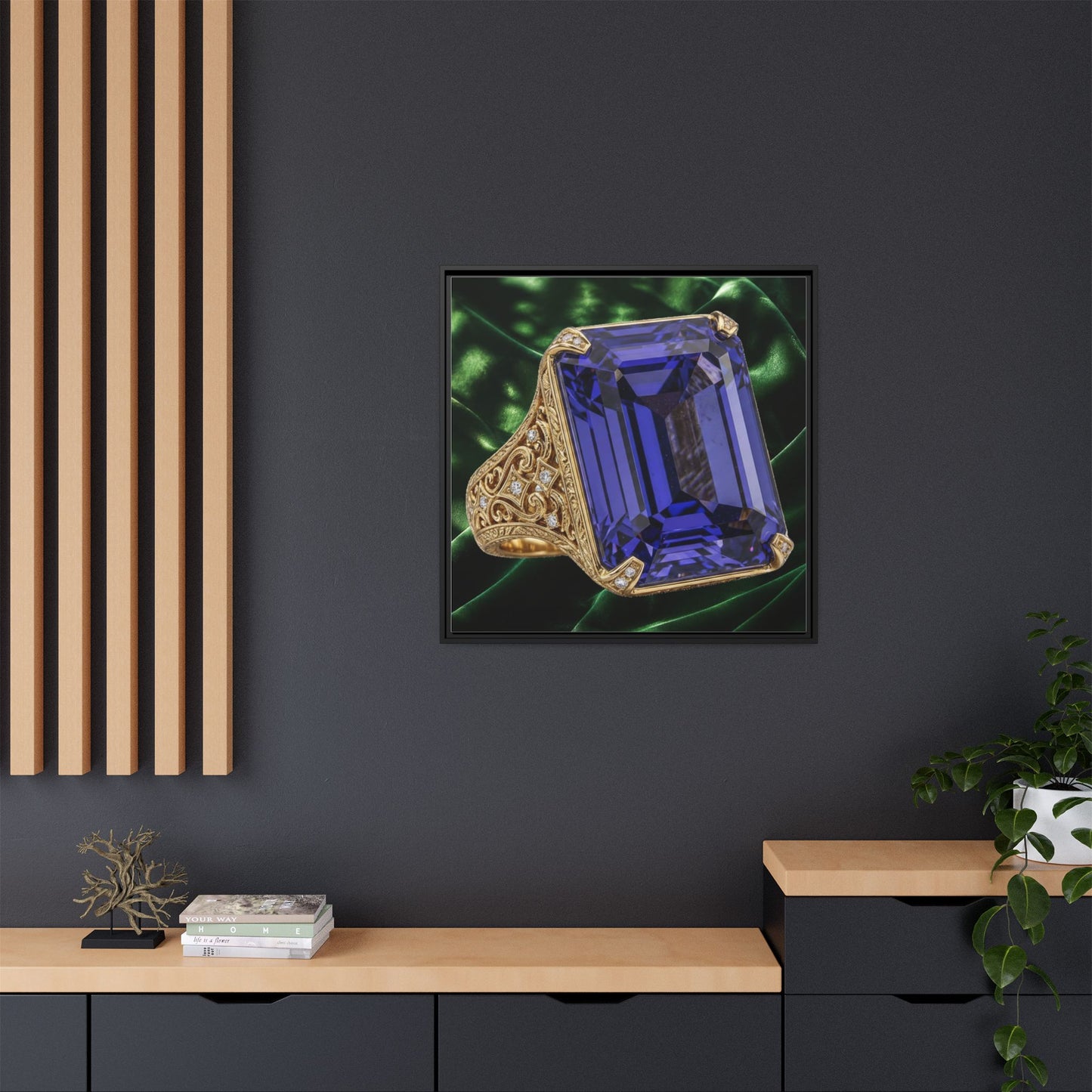 Tanzanite Verdant Glow Ring Canvas