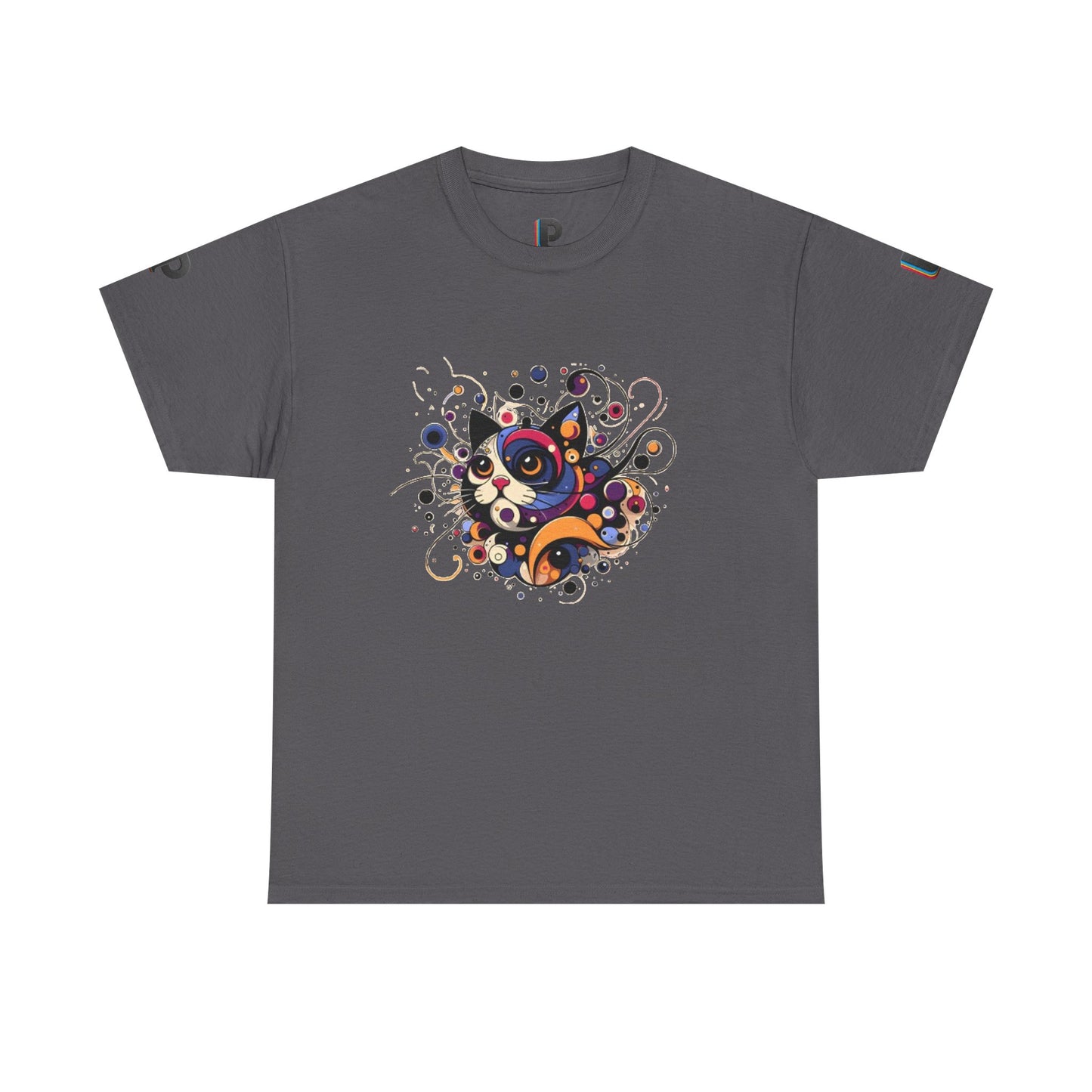 Wide-Eyed Curled Cat Men’s Tee