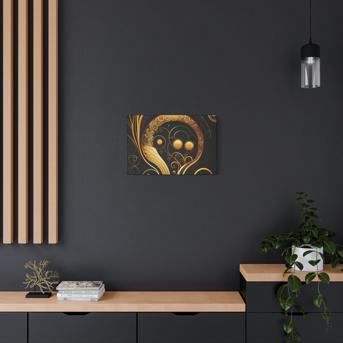 Orbital Embrace Canvas