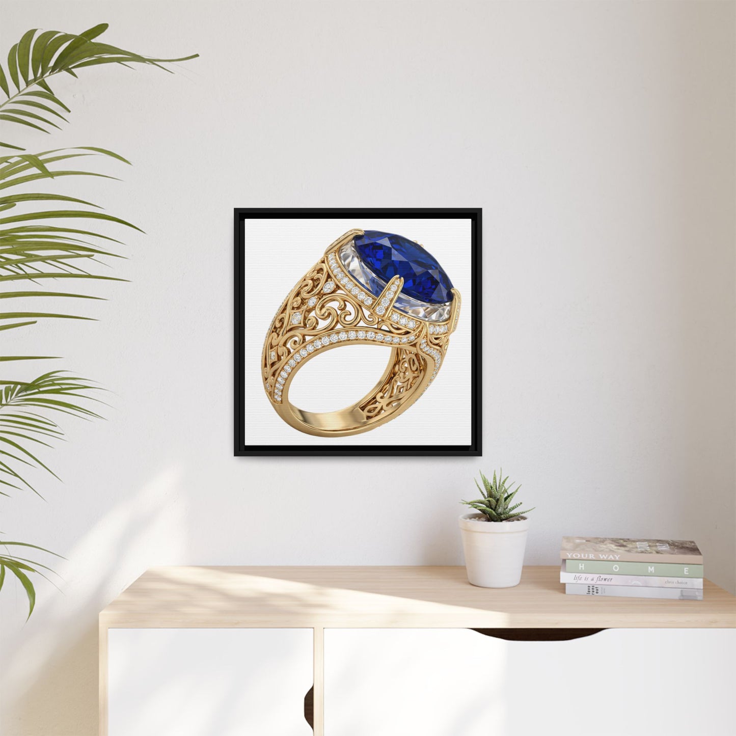 Sapphire Heirloom Canvas Print