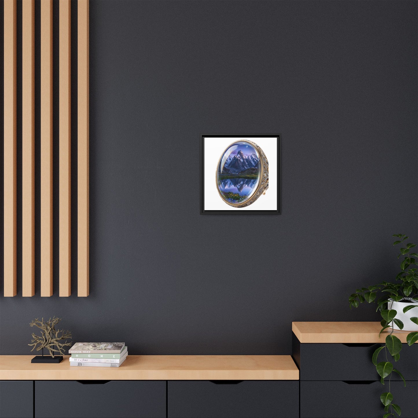 Alpine Locket Framed Art