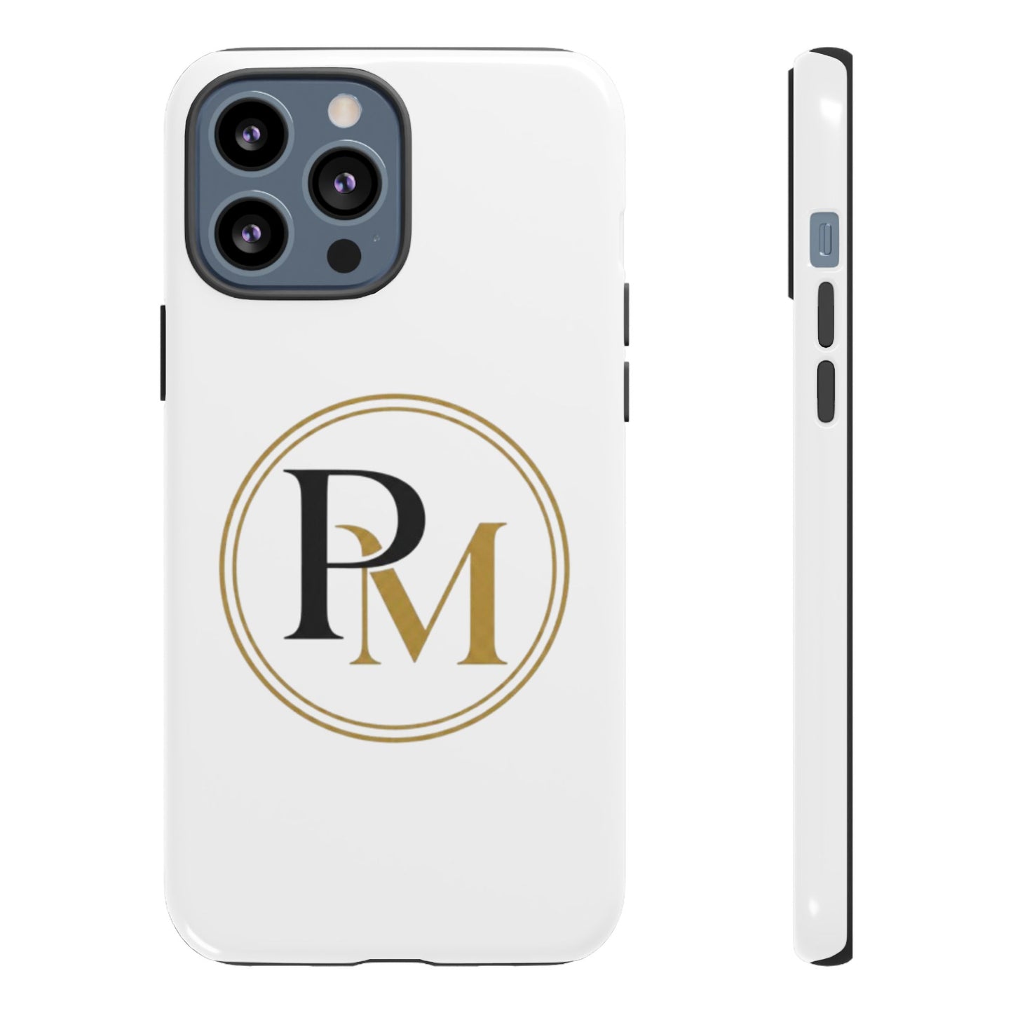 PM Monogram Apple Phone Case