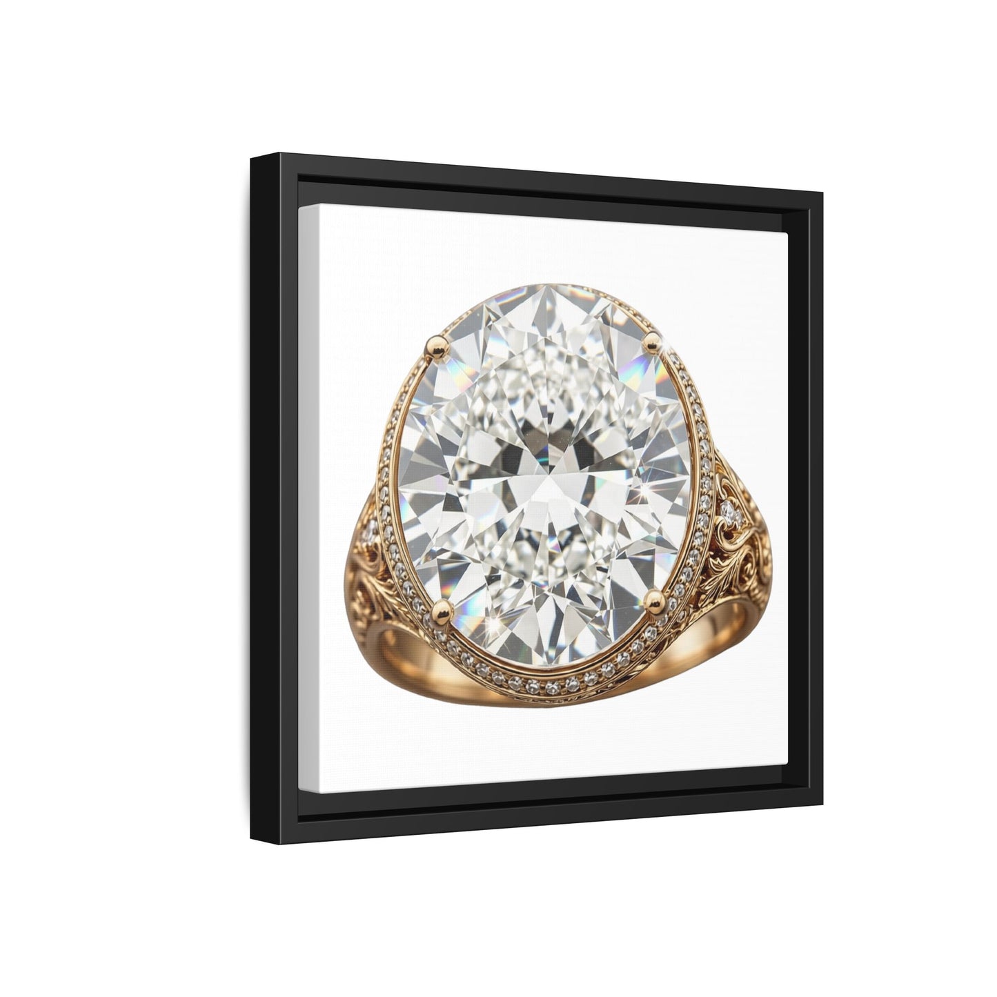 Brilliant Cut Ring Canvas Print